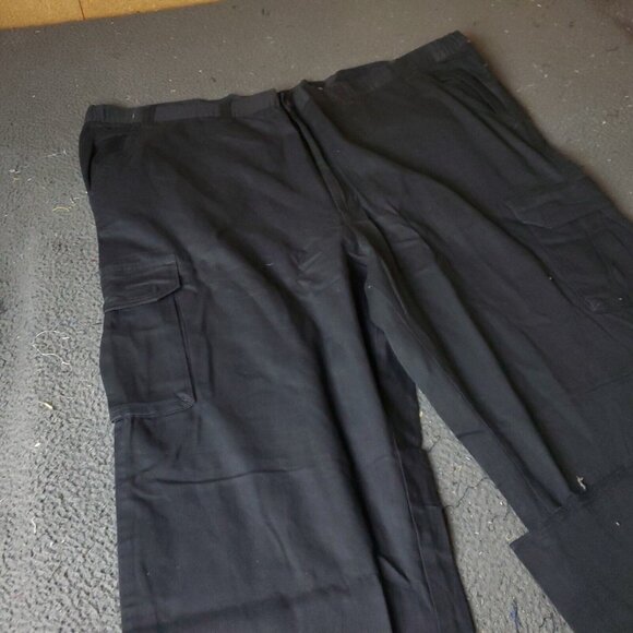 Boulder Creek Trading Cargo Pants Big Tall Mens Size 52 38L Black Cotton Chino K - Picture 2 of 7